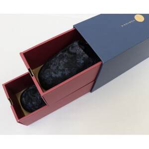 金華山織うだつ型スリッパ　1足　クローバー　ネイビー　_装飾品・工芸品 スリッパ・下駄・草履 靴・履物 _【1421992】