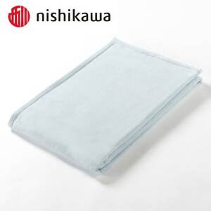 西川のシール織綿毛布　ブルー　シングル　140×200cm　FQ03151019/800_雑貨・日用品 毛布 寝具 _【1445280】