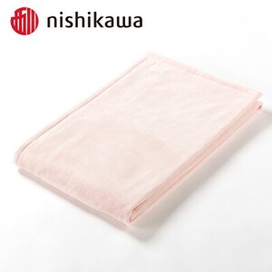 西川のシール織綿毛布 ピンク セミダブル 160×210cm FQ13201019/100_雑貨・日用品 毛布 寝具 _【1445366】