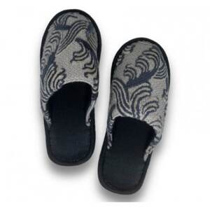 NAKAYA KINKAZAN TEXTILE  金華山スリッパ　フェザー　グレー 1足_装飾品・工芸品 スリッパ・下駄・草履 靴・履物 _【1588164】