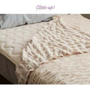 天然の抗菌・消臭剤「柿渋」使用 mayu-ket premium 敷きパッド ライトベージュ【1616076】