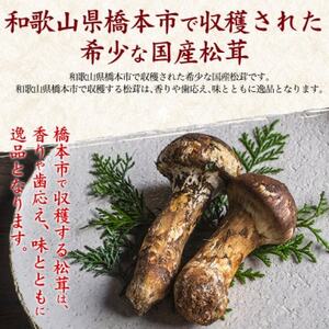 国産 天然高野松茸 約180g 冷凍【配送不可地域:離島】【1690867】