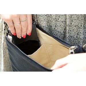 「モケッシュ」サコッシュバッグ(グレー)_装飾品・工芸品  鞄・バッグ かばん カバン_【1103756】