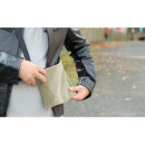 「モケッシュ」サコッシュバッグ(カーキ)_装飾品・工芸品  鞄・バッグ かばん カバン_【1103757】