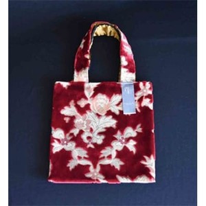 スクエアバックM【タエナカノヌノ】レッド　_装飾品・工芸品  鞄・バッグ かばん カバン_【1106051】