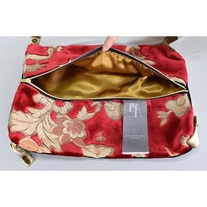 ポーチM【タエナカノヌノ】レッド　_装飾品・工芸品  鞄・バッグ かばん カバン_【1106057】