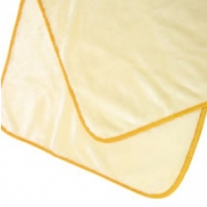 ふわふわブランケット(黄)/70×105(cm)　_雑貨・日用品 毛布 寝具 _【1020561】