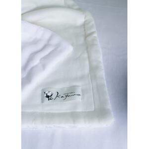 cotton snow 6重ガーゼとコットンパイルのリバーシブル ブランケット ホワイト_雑貨・日用品 タオルケット 寝具   雑貨・日用品  寝具 _【1285175】