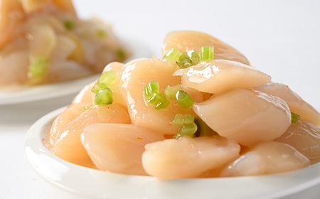 北海道知床産 ほたてとつぶのわさび漬け詰合せ_魚介・海産物 _【配送不可地域:離島・沖縄県】【1618860】