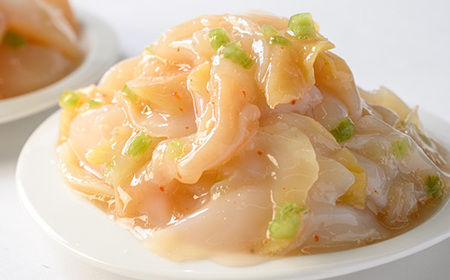 北海道知床産 ほたてとつぶのわさび漬け詰合せ_魚介・海産物 _【配送不可地域:離島・沖縄県】【1618860】