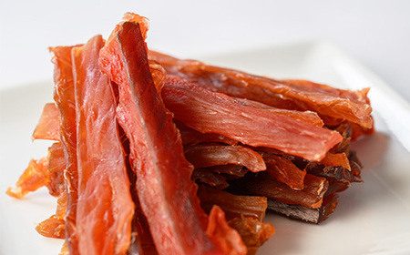 鮭とば(新巻鮭木箱風ミニチュアケース付き)　5個セット【配送不可地域：離島・沖縄県】【1642746】