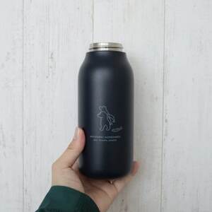 知床トコさん ウォーター タンブラー ネイビー 550ml×1本 蓋付き 軽量【KINTO】【配送不可地域：離島・沖縄県】【1671606】