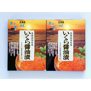 北海道知床産 鮭いくら醤油漬け 500g(250g×2)【配送不可地域：離島・沖縄県】【1209680】