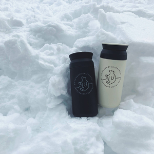 知床トコさんトラベルタンブラー ホワイト 350ml×1本_雑貨・日用品 タンブラー 食器 