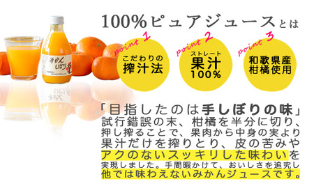 伊藤農園 100％ピュアジュース みかんしぼり180ml×30本(B604-3)