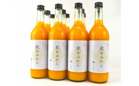 【早和果樹園】飲むみかん12本入（720ml）（B346-2）