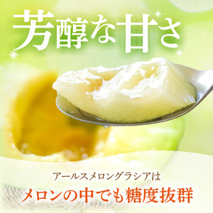 【1127-1】大玉1玉2キロ以上 ごくうま アールスメロングラシア《先行予約》【2026年6月下旬より順次発送予定】