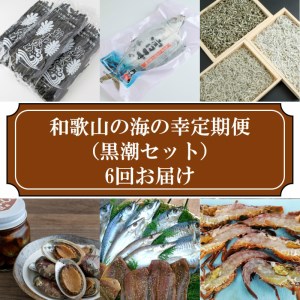 和歌山の海の幸定期便(黒潮セット)6回お届け