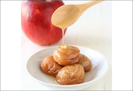 【0853-5】【紀州南高梅】はちみつりんご梅干 特選A級 梅の想い900g