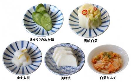 おまかせ３点セット / 漬物 ごはんのおとも 大根 きゅうり 白菜 キムチ 浅漬け ぬか漬け 和歌山 田辺市 【ksn001】