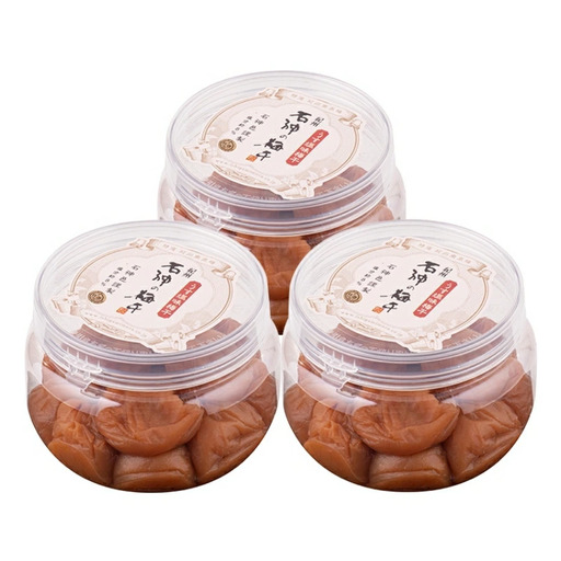 うす塩味梅干（塩分8％） 270g×3 ペット容器  / 和歌山 田辺市 紀州南高梅 南高梅 梅干し 梅干 梅 うめ 肉厚 お米 おにぎり おむすび 焼酎 梅酒 健康 うす塩味  塩分8％ 塩分控えめ 減塩【isg030-1】