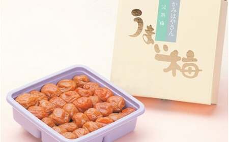 うまい梅 500g ＜うす塩梅干/塩分7％＞ / 梅干し 梅干 紀州南高梅 南高梅 梅 和歌山 田辺 うまい うす塩 減塩 7％ 塩分控えめ ご飯のお供 【okh004】