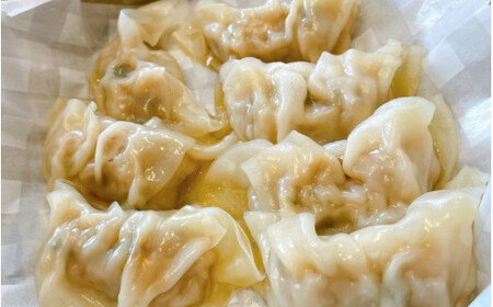 大西の梅餃子セット 計100個 (25個入り×4パック) / 和歌山県 田辺市 ぎょうざ ギョウザ ギョーザ 手作り 紀州南高梅 南高梅 宝梅使用 紀州うめぶた にんにく不使用 無添加 冷凍【gyz013】