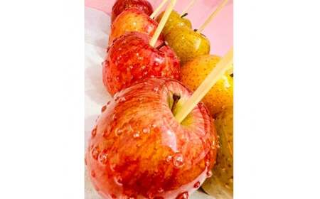 りんご飴 2個／和歌山 田辺市 スイーツ お菓子 デザート りんご飴 りんご リンゴ【yum007】