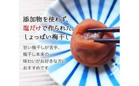 そのまんま白干梅 A級品 計1kg（250g×4個） / 梅干し 梅干 梅 和歌山 和歌山県産 田辺市 紀州南高梅 南高梅 白干し梅 無添加 しょっぱい梅干し 昔ながらの梅干し なつかしい A級【kfo007-1】