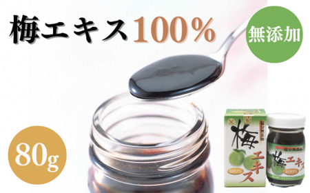 無添加 梅エキス100% 80g / 和歌山 田辺市 梅 エキス 健康 無添加 うめ クエン酸【mrs004-1】
