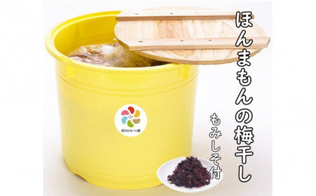 紀州南高梅　ほんまもんの梅干し（塩分20％） 秀品　L,2L,3Lサイズいずれか 10kg樽+もみしそ（250ｇ） / 田辺市 紀州南高梅 南高梅 梅干 梅  しそ 秀品 樽入り 樽漬け 梅干し  【mry005-2】
