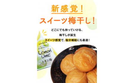 紀州南高梅 レモン梅（個包装）10個入り / はちみつ入り梅干し 和歌山 田辺市 南高梅 梅干し 梅干 梅 うめ 肉厚 お米 おにぎり 焼酎 梅酒 健康 はちみつ梅 レモン スイーツ 塩分補給【nkn001-1】