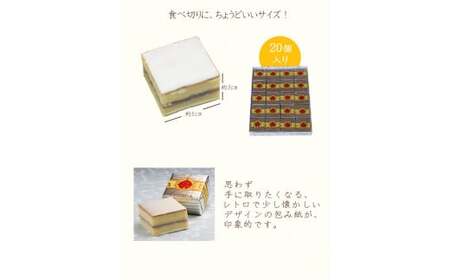 鈴屋のデラックスケーキ 20個入り / 和歌山 田辺市 和菓子 洋菓子 スイーツ お菓子 ケーキ カステラ プレゼント ギフト お土産 贈答 手土産【szy005-1】