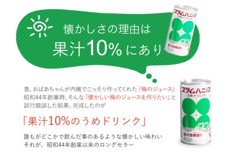 ジュース 飲料 ドリンク 梅 うめ / プラムハニップ１ケース（３０本）【prm004】