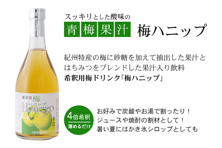 飲料 ジュース 梅 ドリンク / 希釈用梅ドリンク　梅ハニップ３本【prm005】