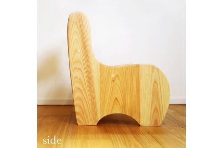 子供椅子　ひのき　紀州・熊野材　ベビーチェア【杢美】【mkh006】