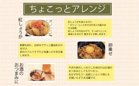 特選黒毛和牛 熊野牛 牛丼の具 10Pセット【mtf310】