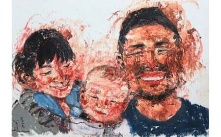 似顔絵 3名様 Mサイズ(380×455mm) 【stt006】