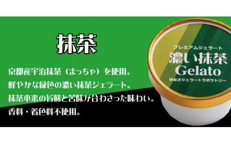 ジェラート アイス アイスクリーム  / プレミアムジェラート 詰め合わせセット 濃い抹茶 チョコレート ほうじ茶（3種類×4個） アイスクリームセット 100mlカップ ゆあさジェラートラボラトリー【kmtb703】