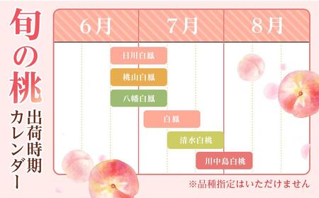 和歌山県産 旬 の 桃 5～6玉入り 秀品【2025年6月下旬から8月上旬頃発送】【MG33】