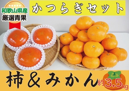 かつらぎセット（みかん＆柿)  約3.5kg 【2026年11月中旬から2026年12月上旬発送】【A274-frks167A】