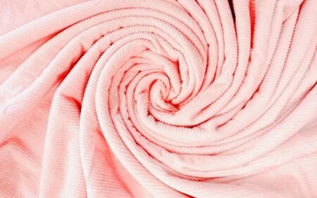 軽量シール織綿毛布　横ボーダー（ピンク）　松岡織物株式会社【X006-mtfb003】