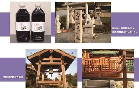 ＜柿渋染めと柿渋塗装に！＞木の国 柿渋 500ml【A146-frks065】