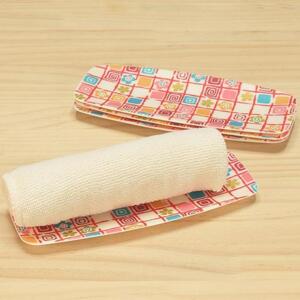 友禅和紙おしぼりトレー 5枚セット 梅桜 格子 タツクラフト 【Tk33w】