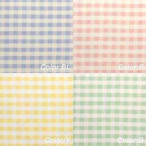 【ブルー×イエロー2枚組】ST ランチョン トレー L 39cm ミルキー チェック タツクラフト 【Tk102w】