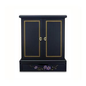 タツクラフト 紀州塗り ミニ仏壇+置き台 セット 鉄仙 小 【Tk246】