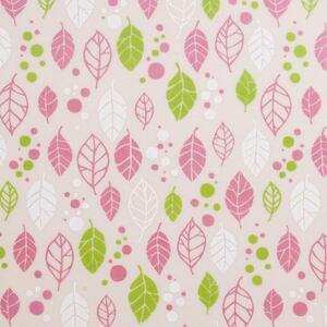 友禅染和紙トレー L 39cm 2枚セット スプリング リーフ ピンク タツクラフト 【Tk295w】