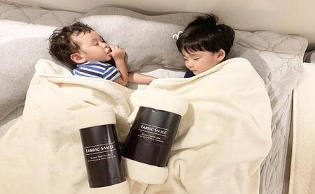 綿毛布 子供 140cm×100cm ひざ掛け ハーフケット 洗える コットン100% 国産 保育園 天然素材 お昼寝 ハーフサイズ 小さい ブランケット 綿100 暖か 冬 無染色 無漂白 フチ部分も綿 アイボリー 三和シール工業株式会社【KSK17】