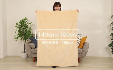 ひざ掛け ブルー 約140cm×100cm ヨガ 大判 ハーフサイズ 綿毛布 ハーフケット コットン100% 国産 洗える 綿 厚手 天然素材 暖かい 保育園 お昼寝 ブランケット シール織 膝掛け 三和シール工業株式会社【KSK21】