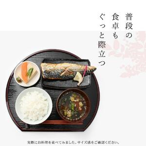 紀州漆器 半月盆 尺二 約36cm 5枚組 黒 朱両面塗 滑り止め加工 ［YS12］